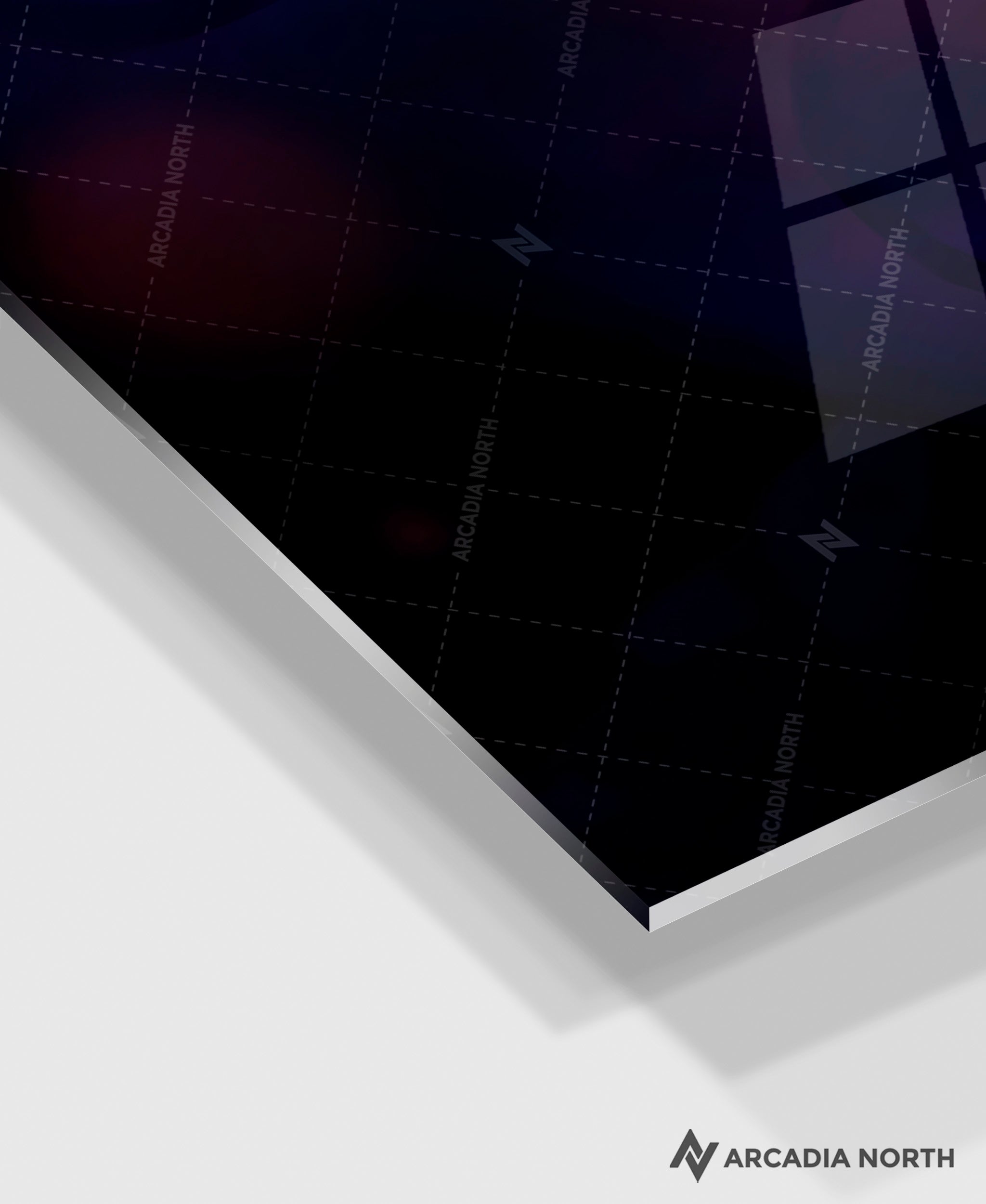 Arcane League of Legends gaming acrylic poster by Arcadia North. Arcane Season 2 Poster no text with Jinx hugging Vi. Acrylic wall art printed on acrylic.