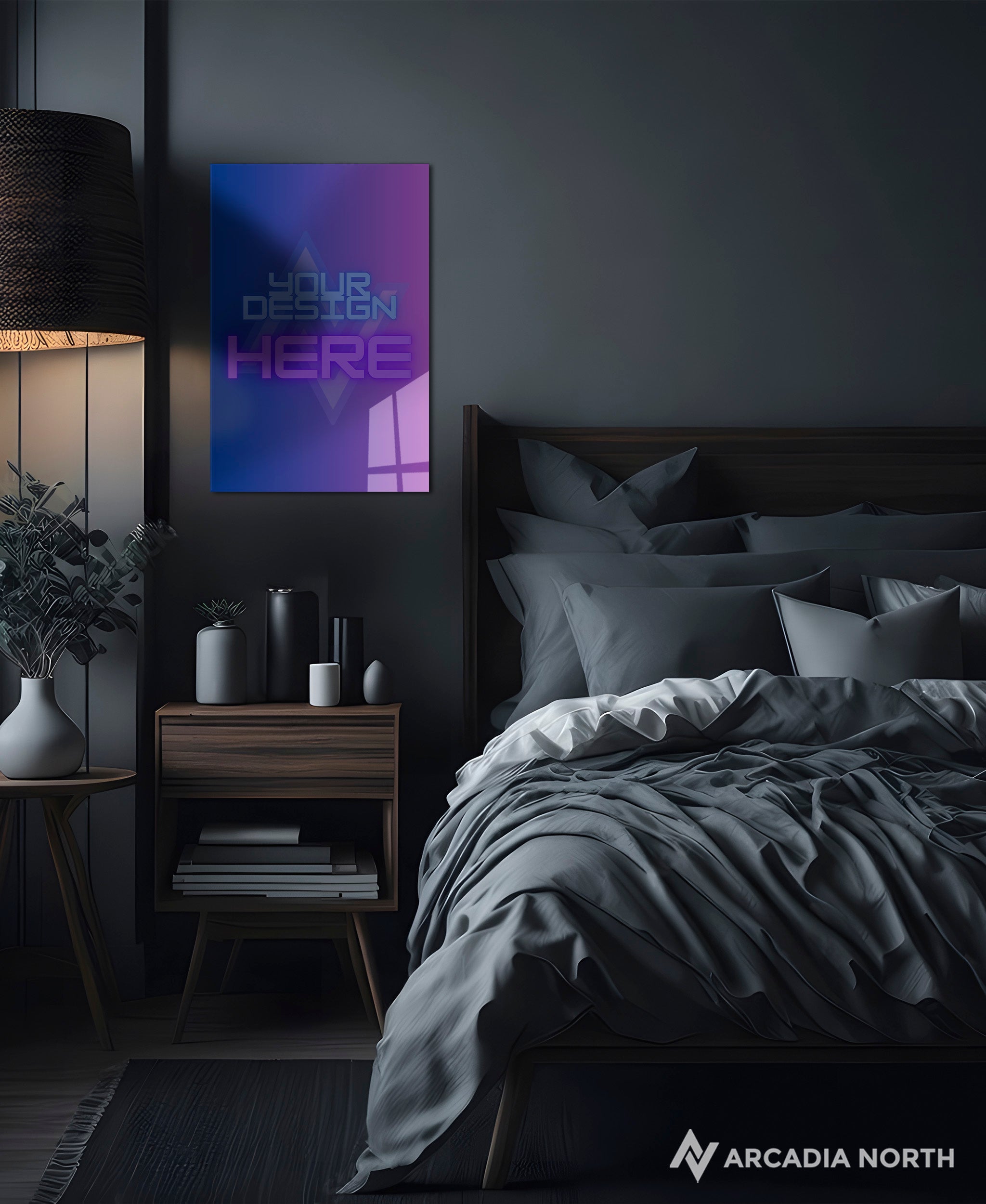 Arcadia North's premium custom acrylic poster. Upload your own design. Acrylic wall art printed on acrylic. Make your own custom acrylic print.