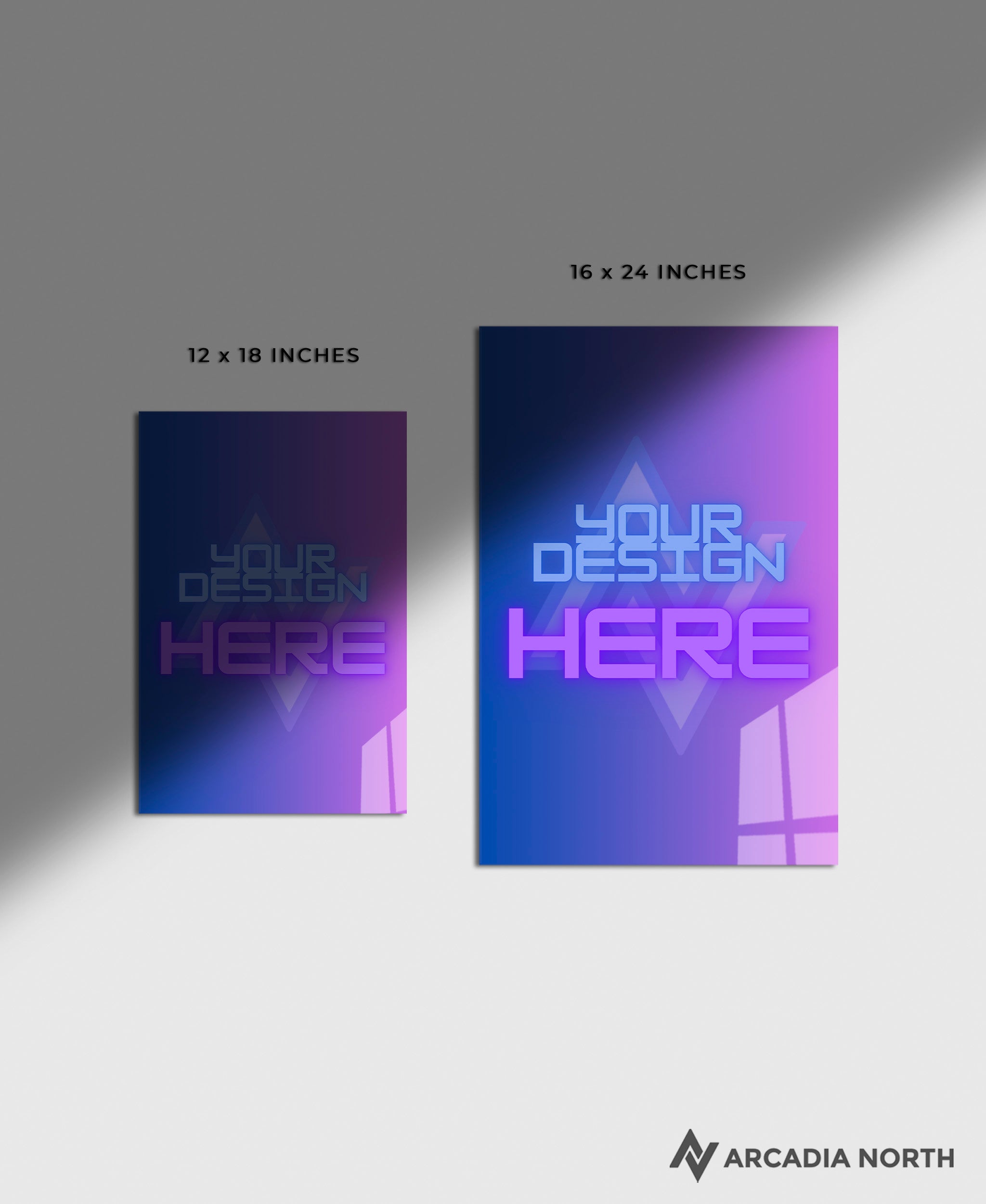 Arcadia North's premium custom acrylic poster. Upload your own design. Acrylic wall art printed on acrylic. Make your own custom acrylic print.