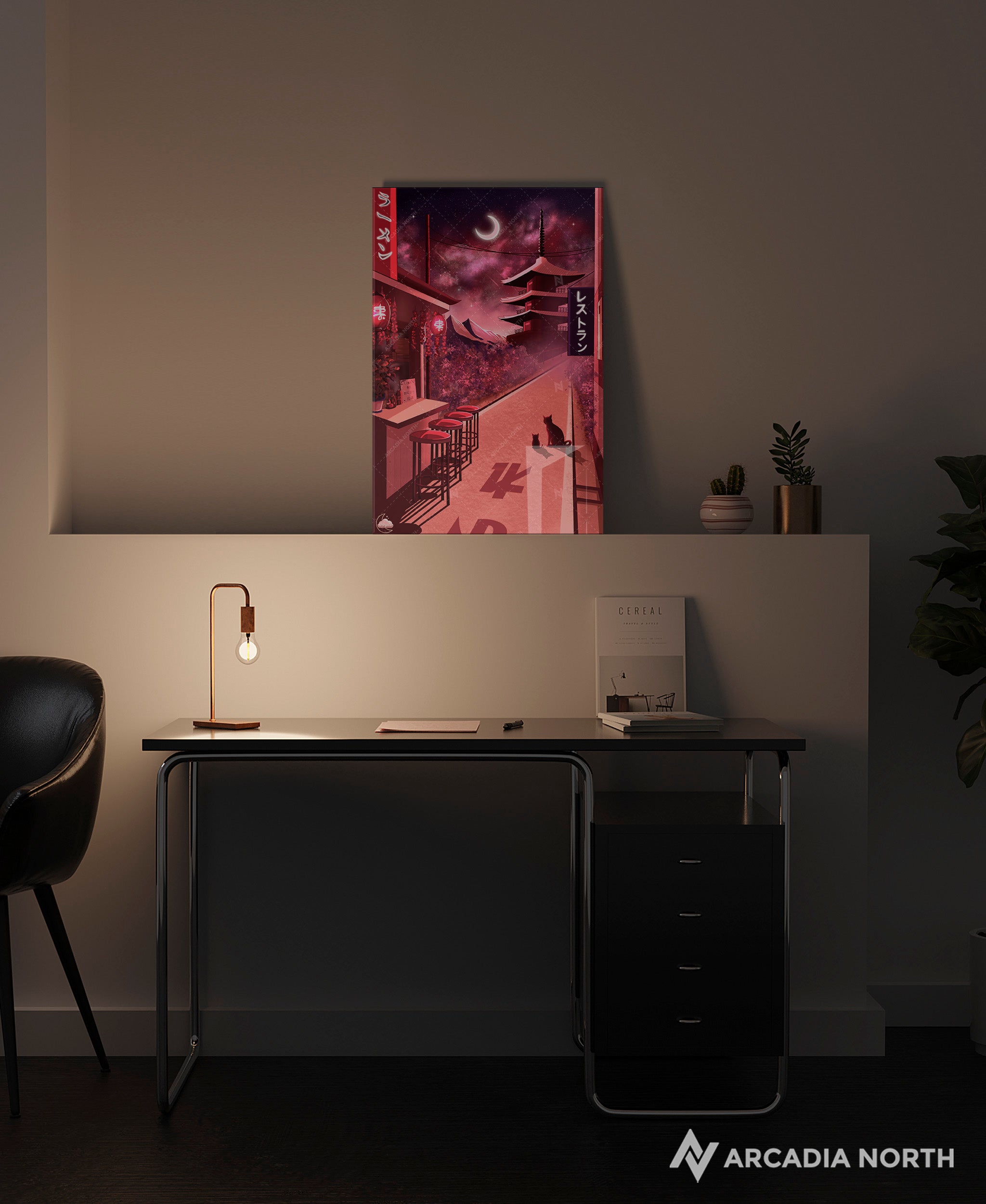 Midnight Ramen Acrylic Poster