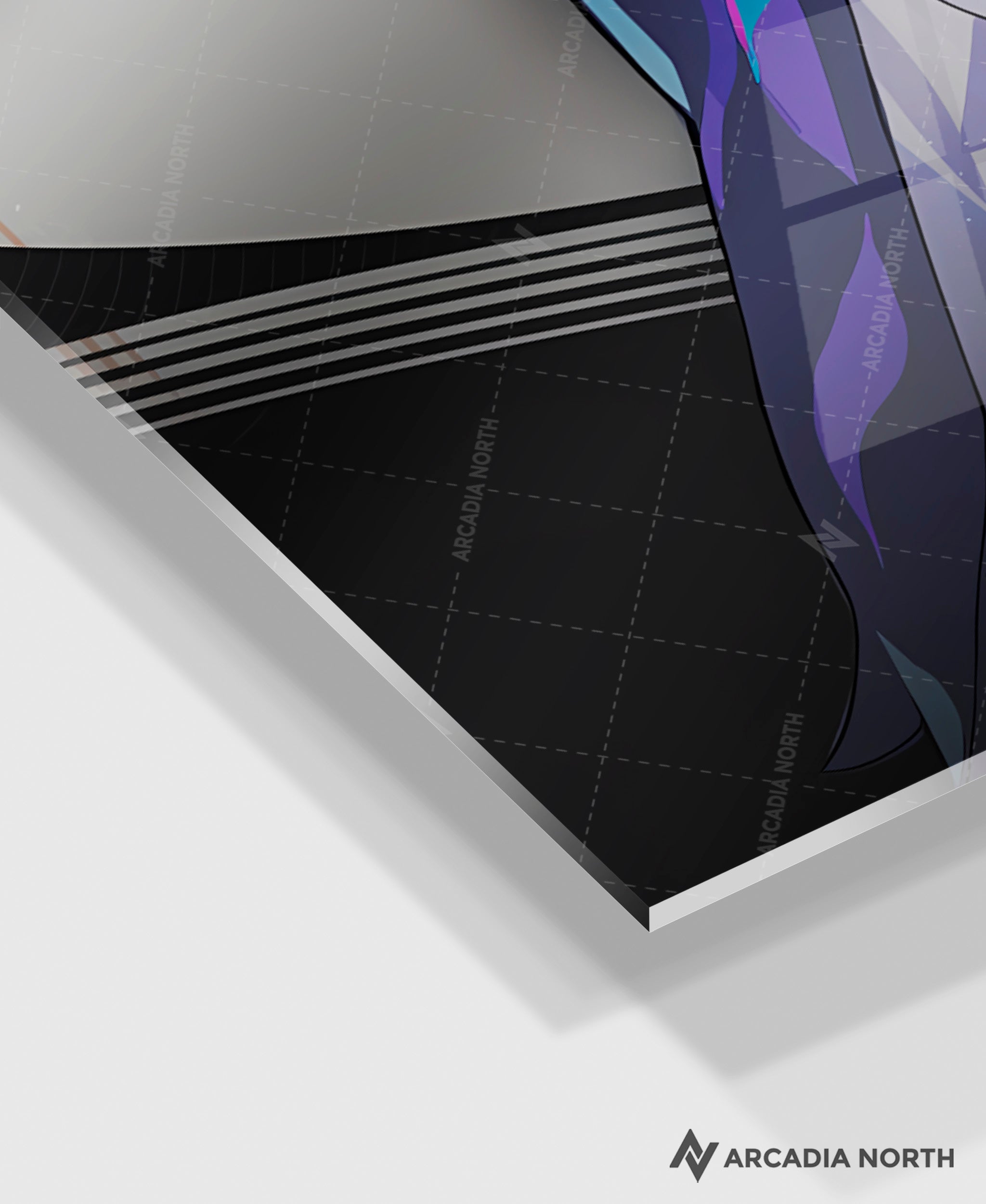 Wuthering Waves WuWa gaming acrylic poster by Arcadia North. Cantarella Character Card. Acrylic wall art printed on acrylic.