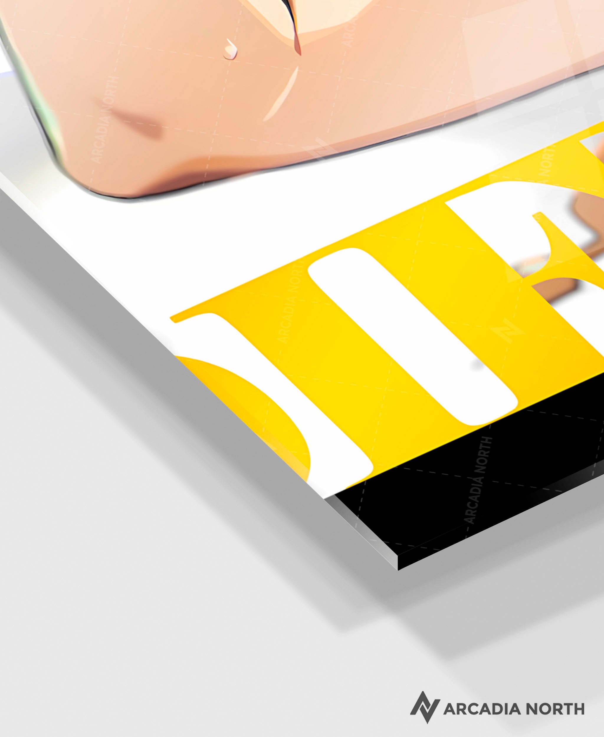 Hoyoverse Zenless Zone Zero ZZZ gaming acrylic poster by Arcadia North. Soldier 11 M6 Mindscape Cinema artwork. Acrylic wall art printed on acrylic.