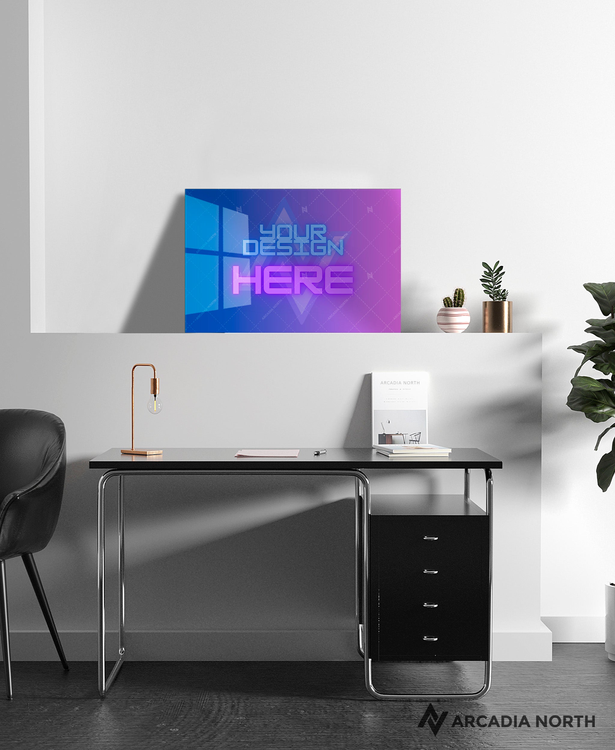 Arcadia North's premium custom acrylic poster. Upload your own design. Acrylic wall art printed on acrylic. Make your own custom acrylic print.