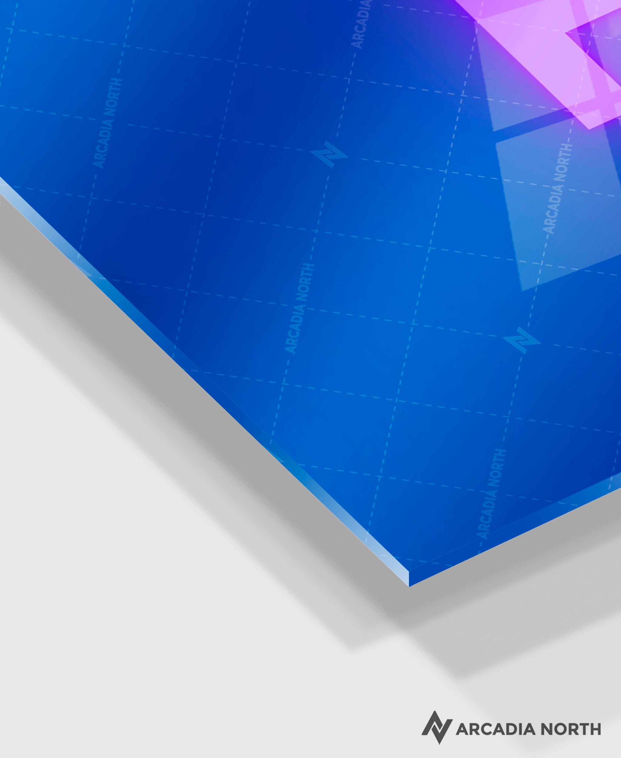 Arcadia North's premium custom acrylic poster. Upload your own design. Acrylic wall art printed on acrylic. Make your own custom acrylic print.