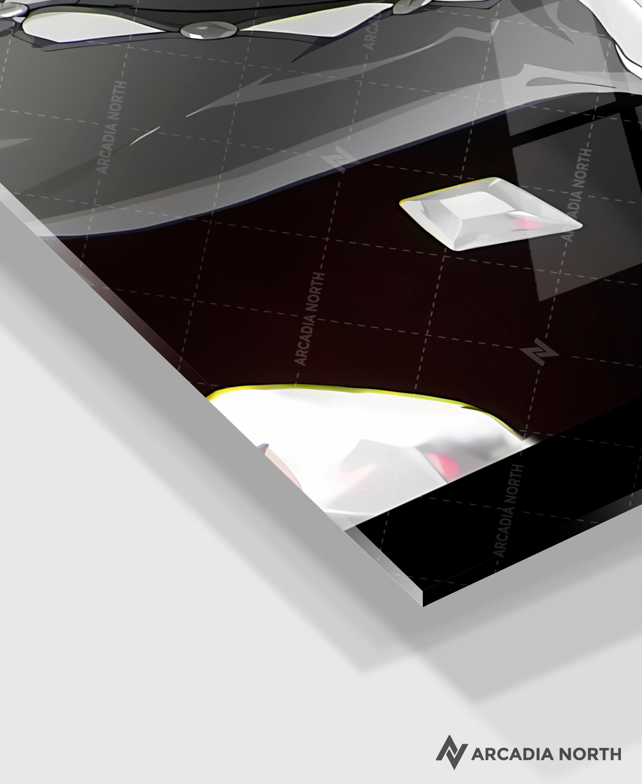 Hoyoverse Zenless Zone Zero ZZZ gaming acrylic poster by Arcadia North. Astra Yao M3 Mindscape Cinema artwork. Acrylic wall art printed on acrylic.