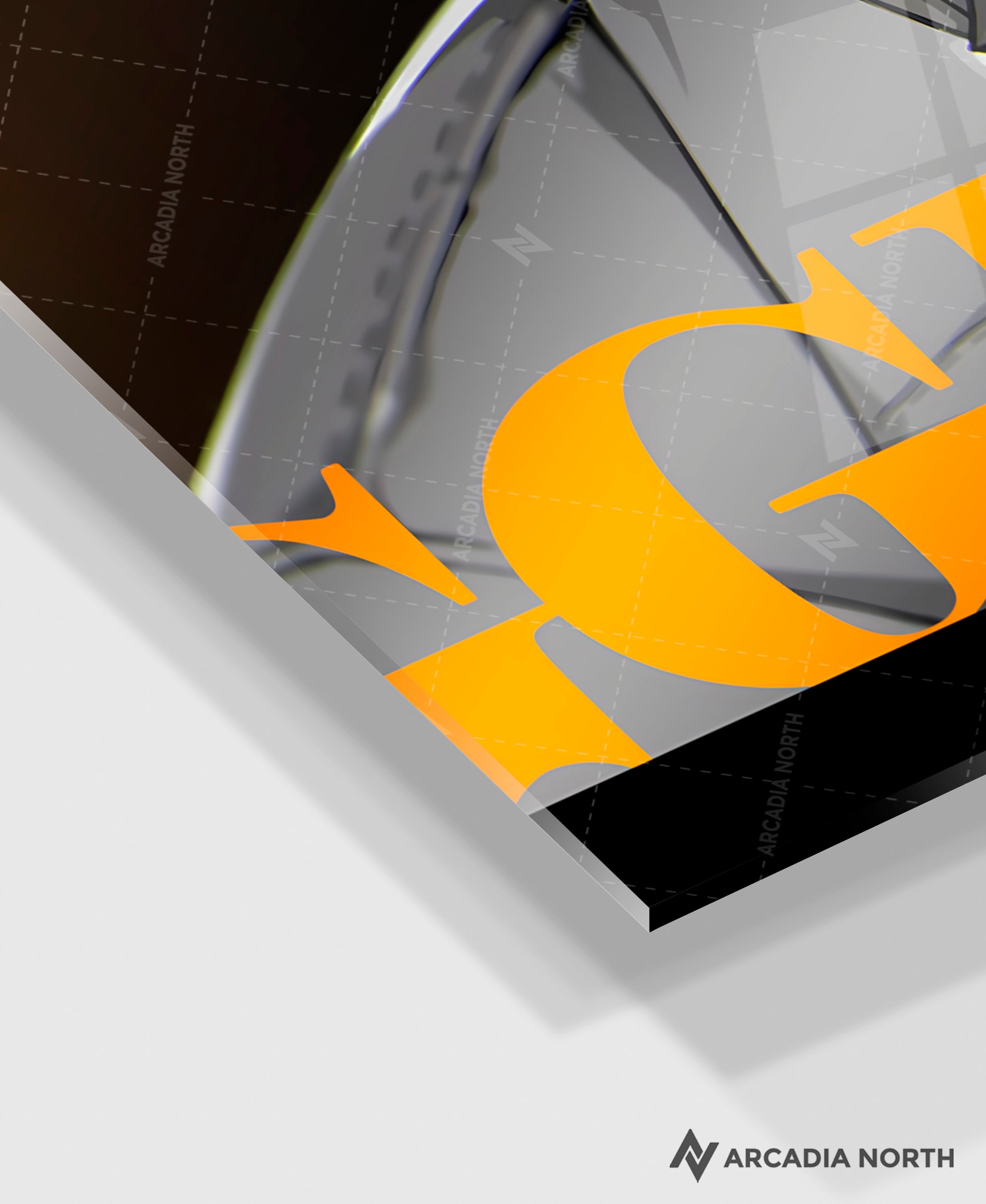 Hoyoverse Zenless Zone Zero ZZZ gaming acrylic poster by Arcadia North. Ben M3 Mindscape Cinema artwork. Acrylic wall art printed on acrylic.