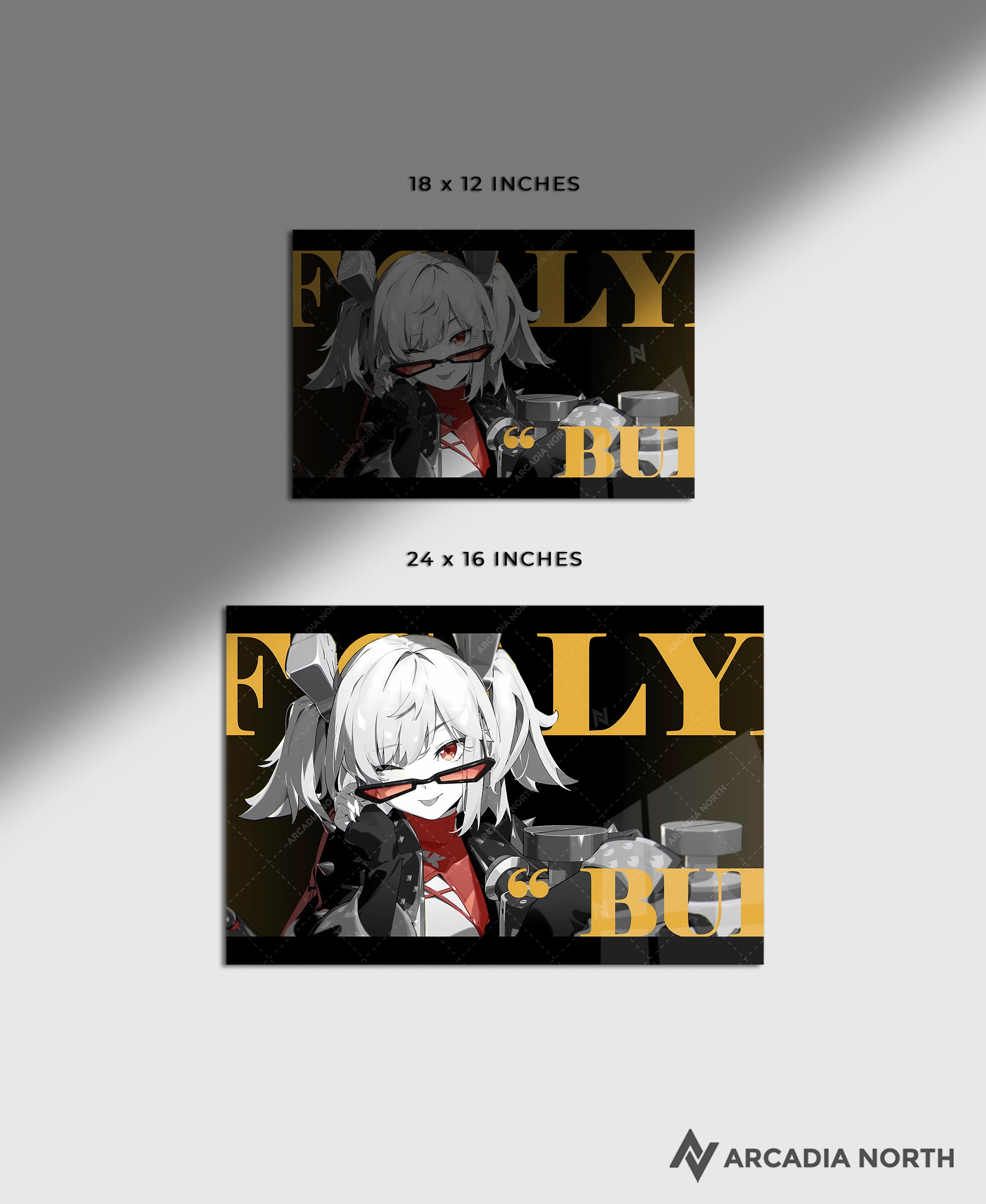 Hoyoverse Zenless Zone Zero ZZZ gaming acrylic poster by Arcadia North. Burnice M3 Mindscape Cinema artwork. Acrylic wall art printed on acrylic.