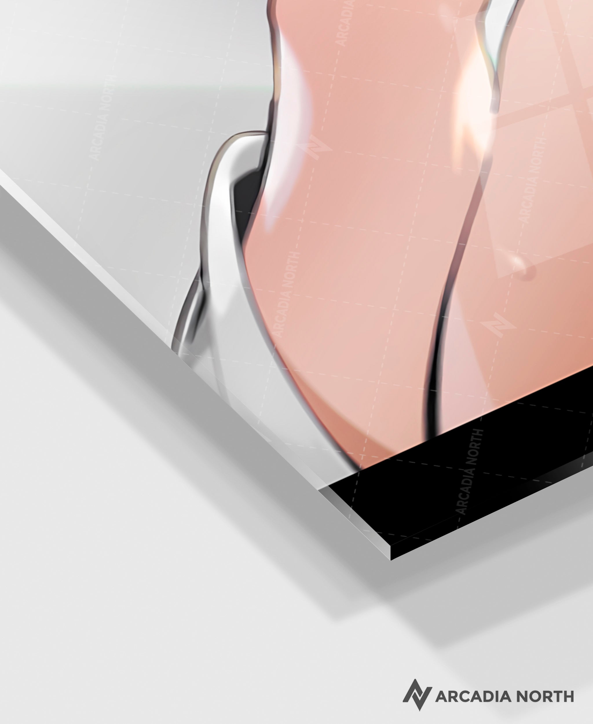 Hoyoverse Zenless Zone Zero ZZZ gaming acrylic poster by Arcadia North. Grace M6 Mindscape Cinema artwork. Acrylic wall art printed on acrylic.