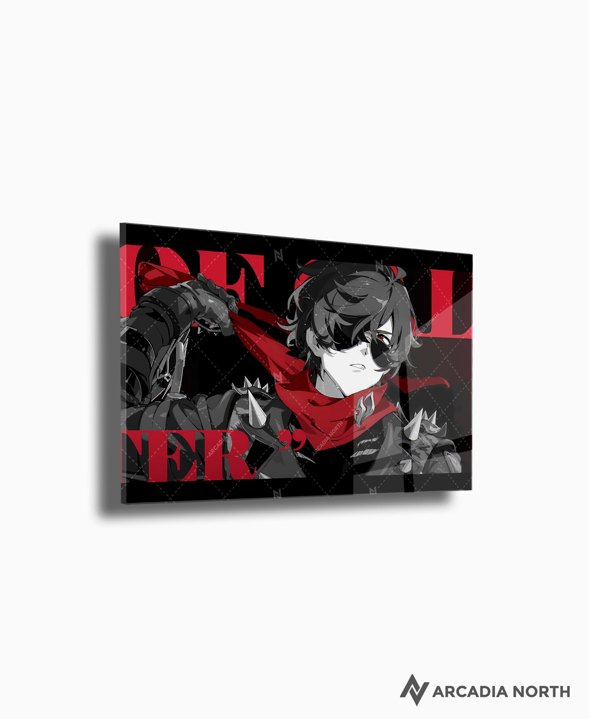 Hoyoverse Zenless Zone Zero ZZZ gaming acrylic poster by Arcadia North. Lighter M3 Mindscape Cinema artwork. Acrylic wall art printed on acrylic.