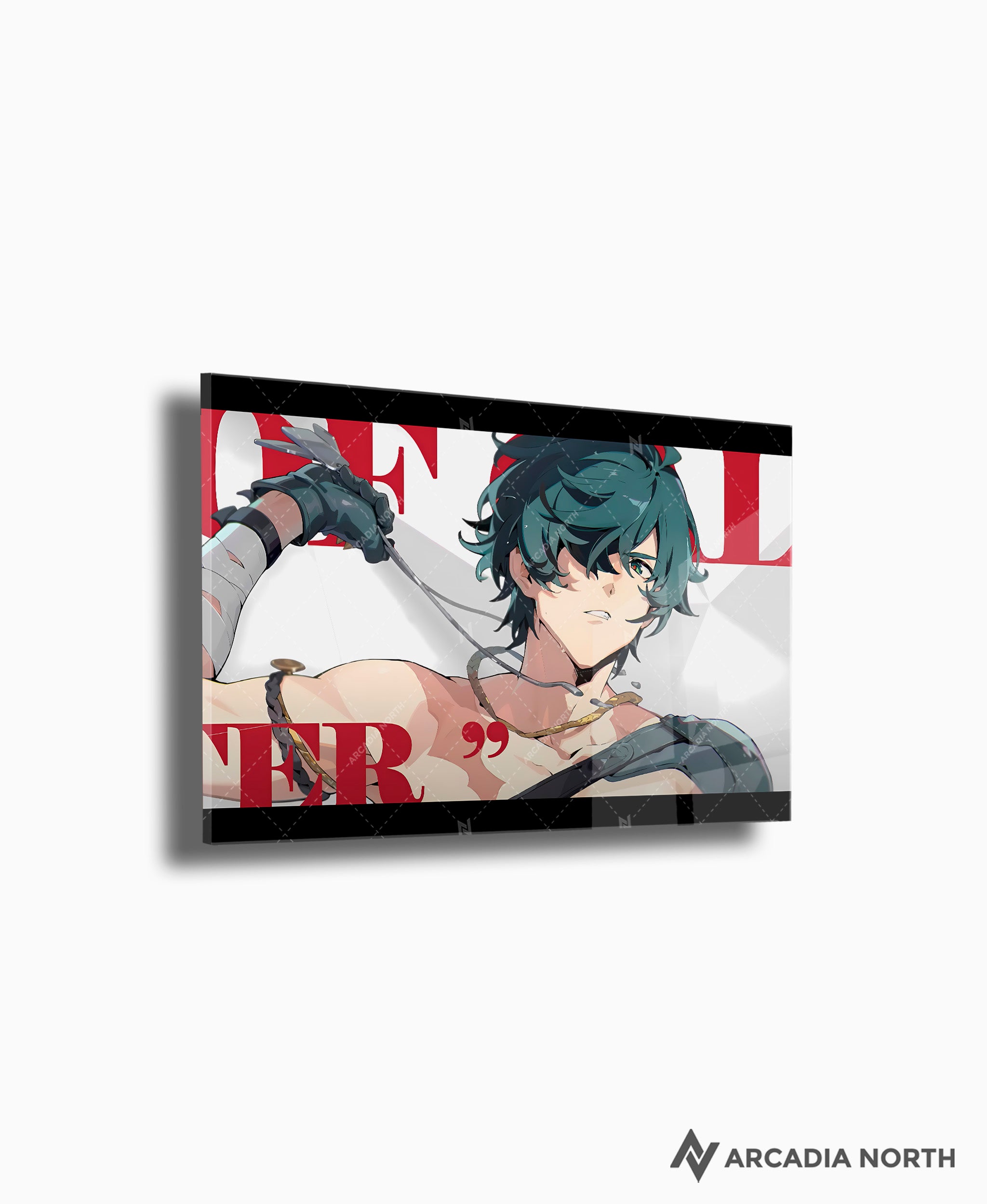 Hoyoverse Zenless Zone Zero ZZZ gaming acrylic poster by Arcadia North. Lighter M6 Mindscape Cinema artwork. Acrylic wall art printed on acrylic.