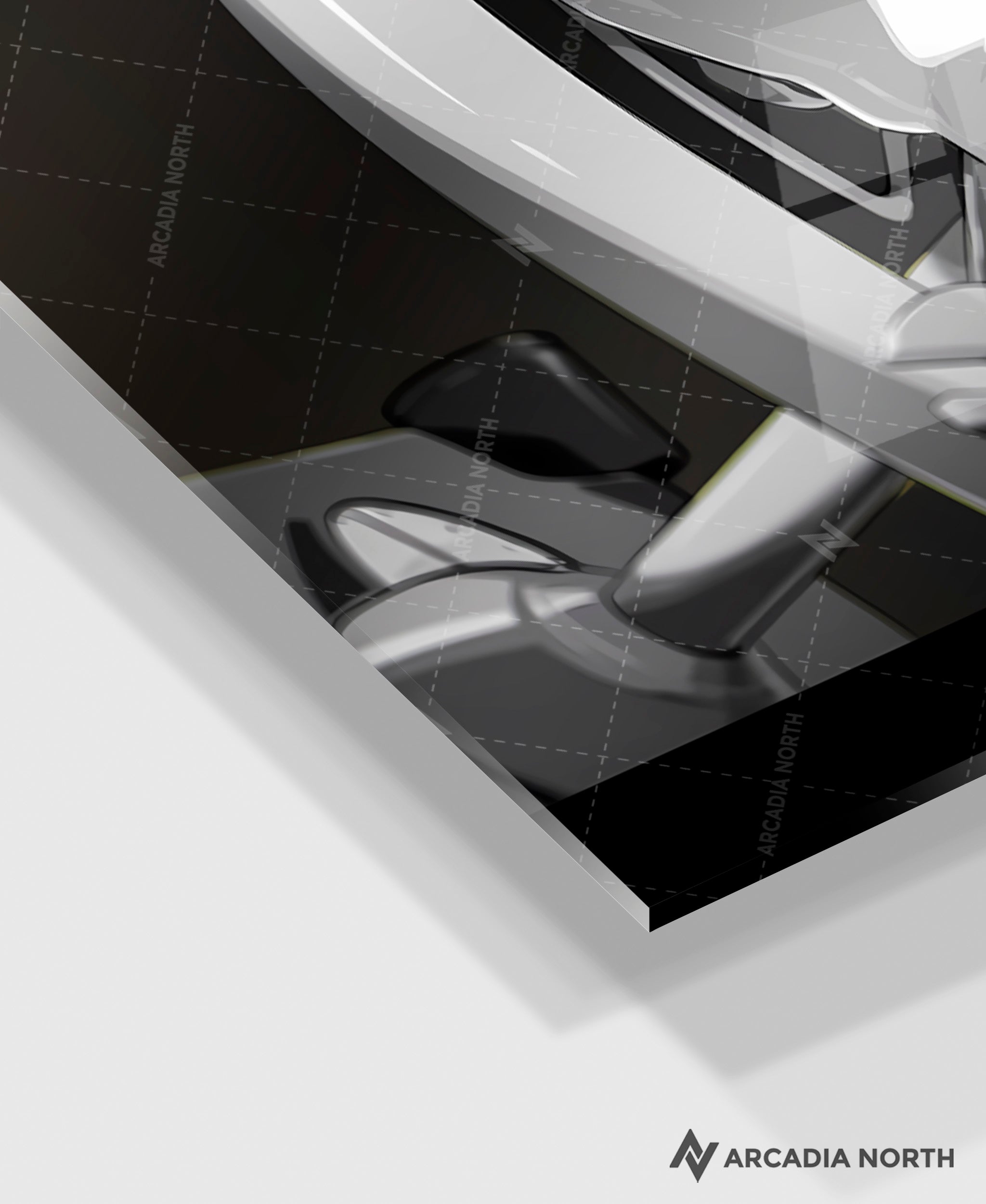 Hoyoverse Zenless Zone Zero ZZZ gaming acrylic poster by Arcadia North. Piper M3 Mindscape Cinema artwork. Acrylic wall art printed on acrylic.