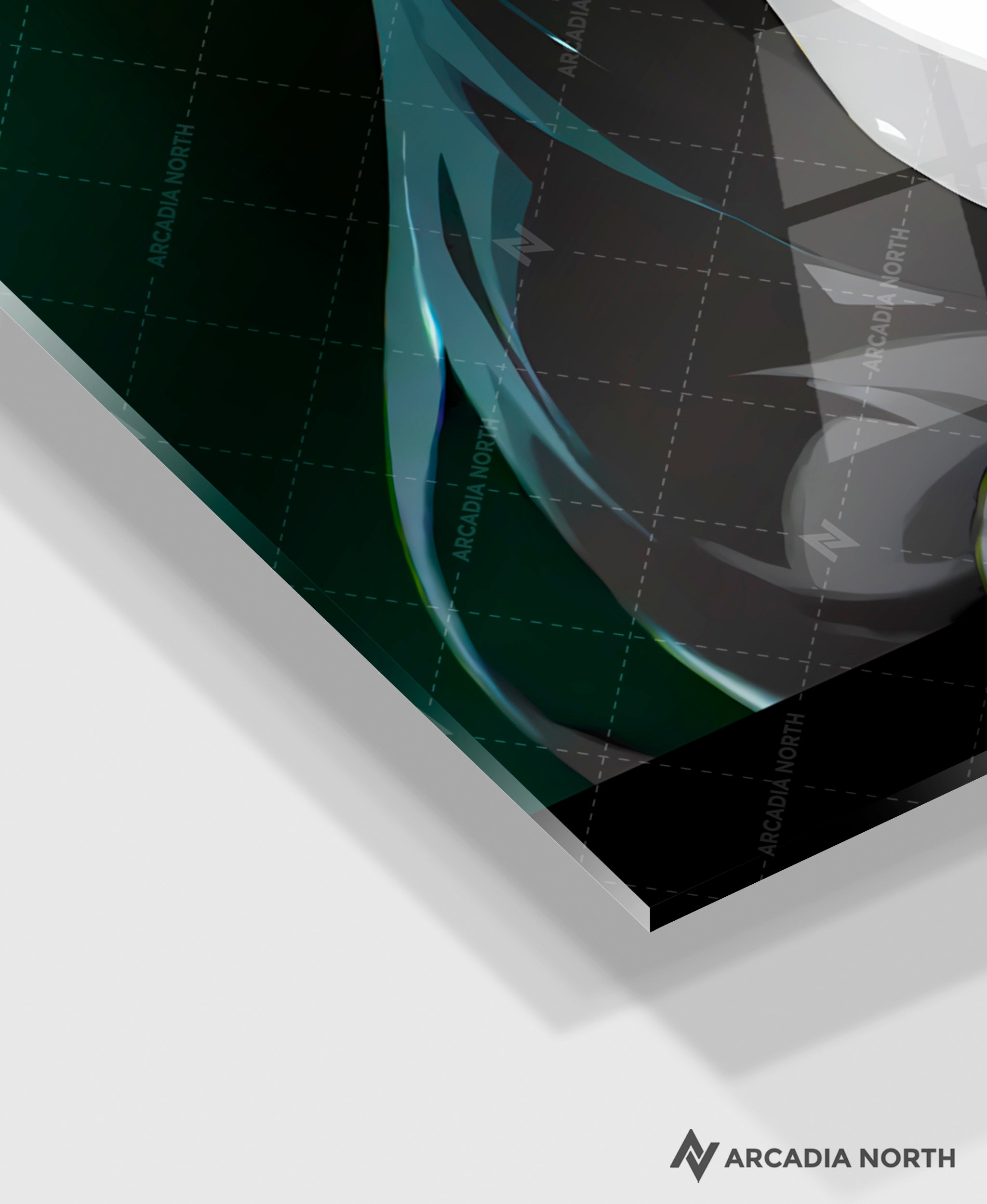 Hoyoverse Zenless Zone Zero ZZZ gaming acrylic poster by Arcadia North. Qingyi M3 Mindscape Cinema artwork. Acrylic wall art printed on acrylic.