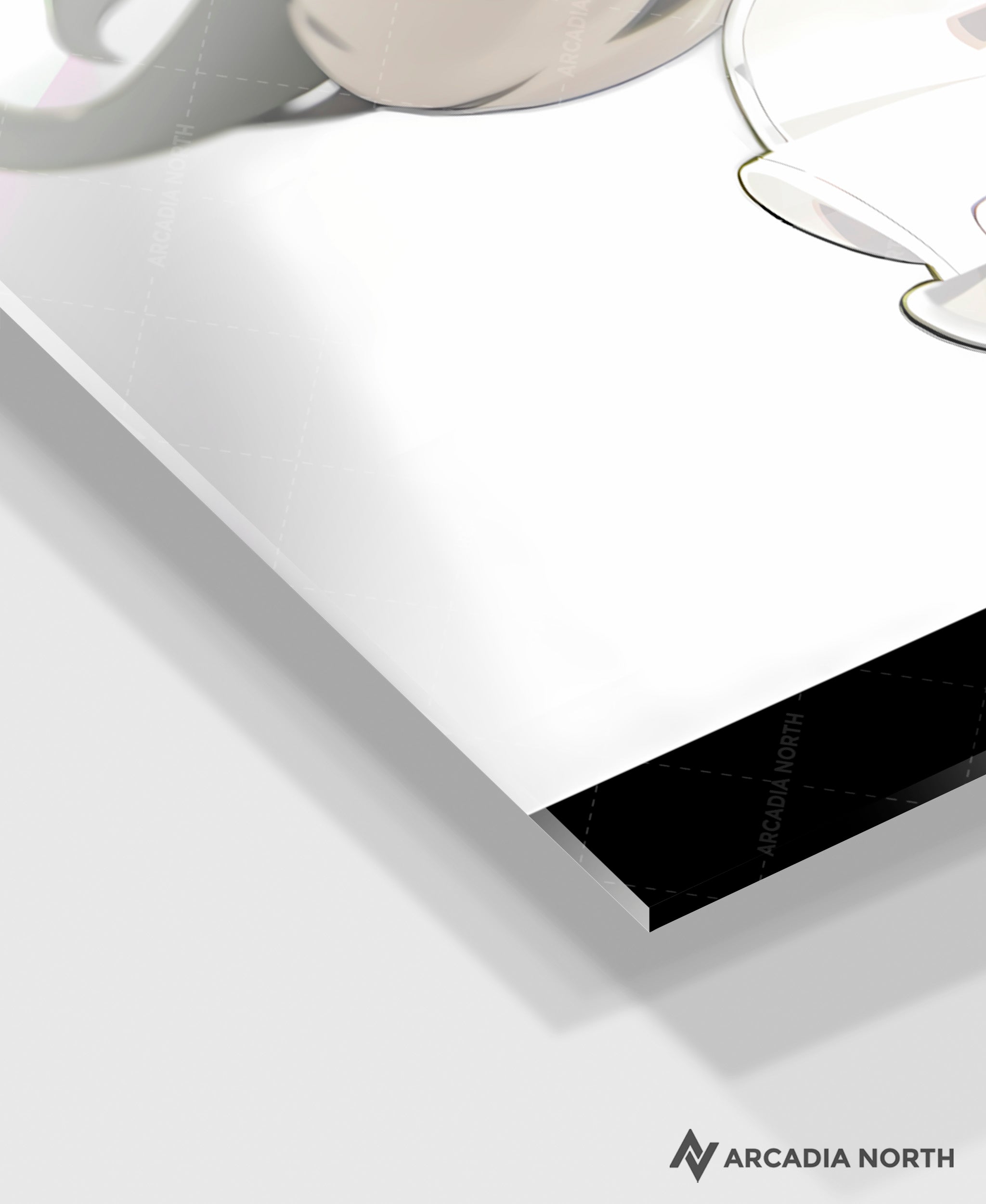 Hoyoverse Zenless Zone Zero ZZZ gaming acrylic poster by Arcadia North. Rina M6 Mindscape Cinema artwork. Acrylic wall art printed on acrylic.