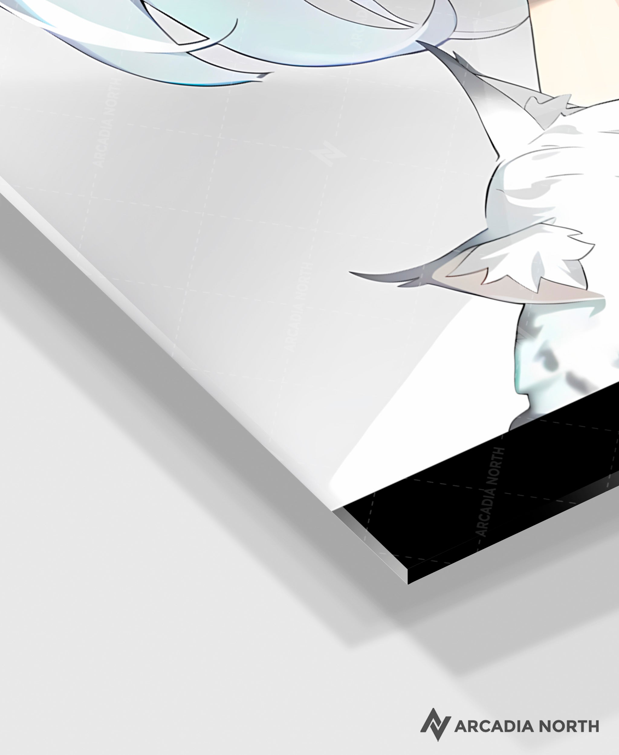 Hoyoverse Zenless Zone Zero ZZZ gaming acrylic poster by Arcadia North. Seth M6 Mindscape Cinema artwork. Acrylic wall art printed on acrylic.