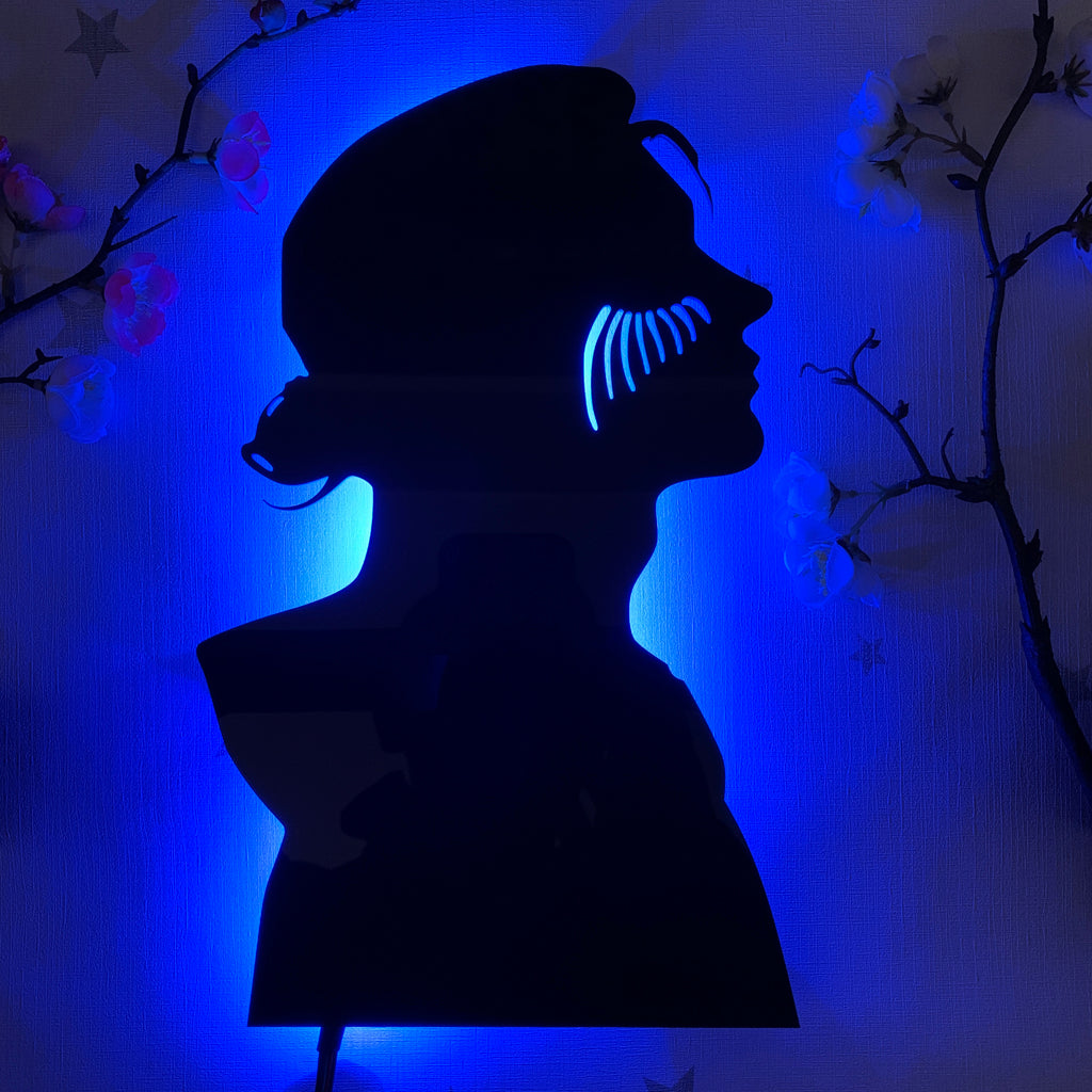 Attack on Titan Eren Yeager anime silhouette light