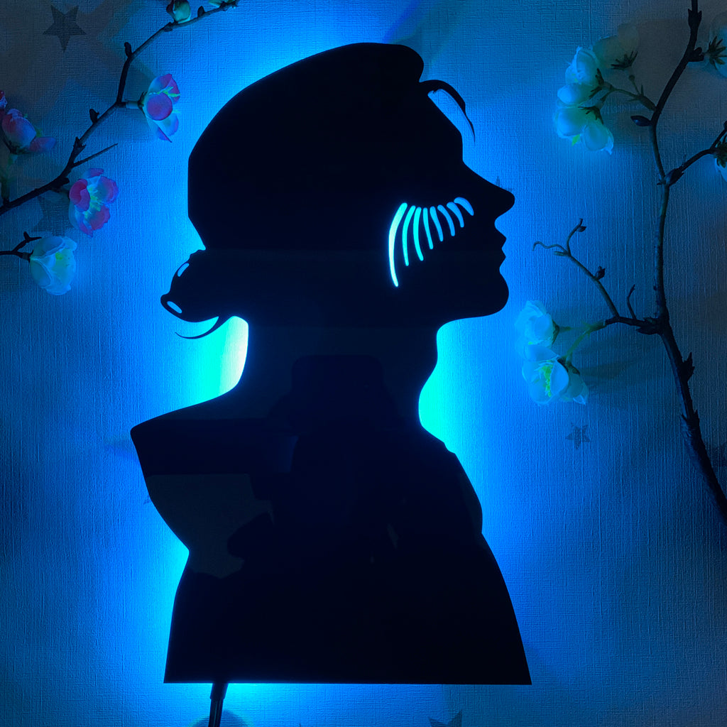 Attack on Titan Eren Yeager anime silhouette light