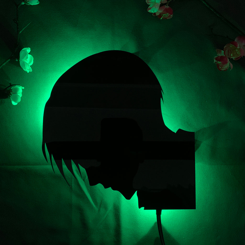Attack on Titan Levi Ackerman anime silhouette light