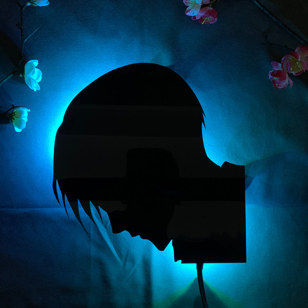 Attack on Titan Levi Ackerman anime silhouette light