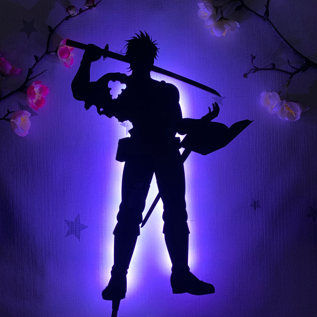 Black Clover Yami Sukehiro anime silhouette light