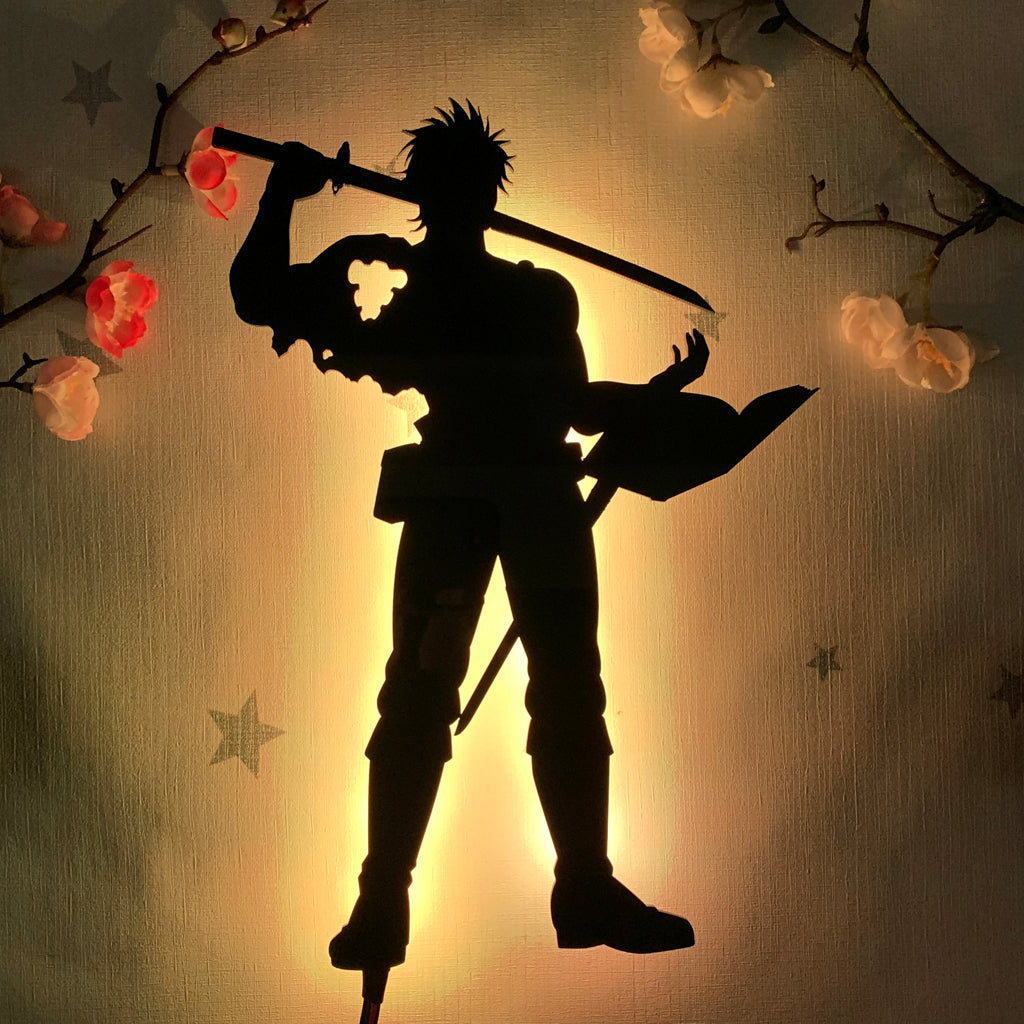 Black Clover Yami Sukehiro anime silhouette light