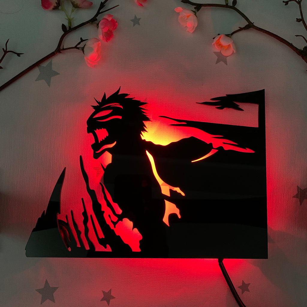 Bleach Hollow Ichigo anime silhouette light