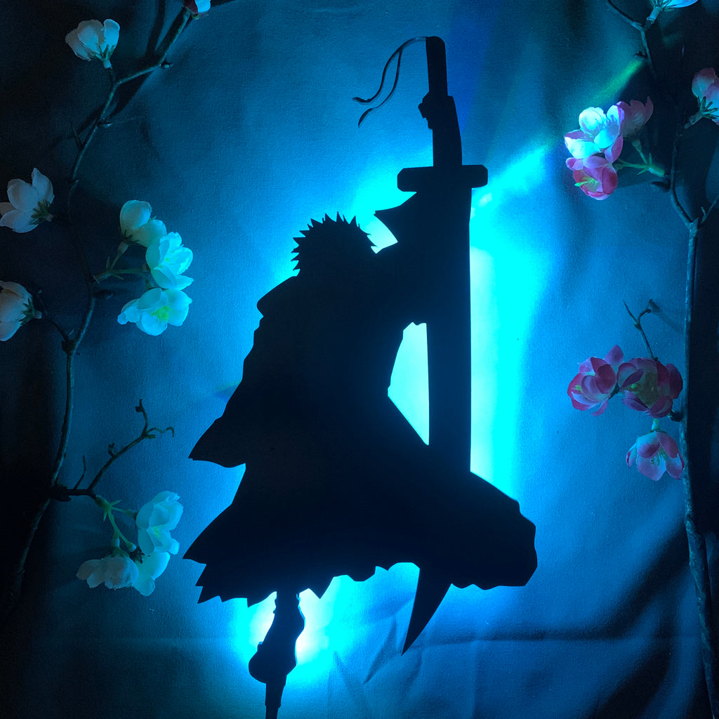 Bleach Ichigo Kurosaki anime silhouette light