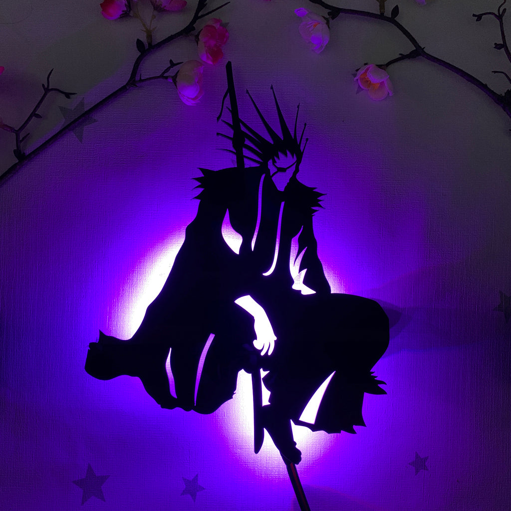 Bleach Kenpachi Zaraki anime silhouette light