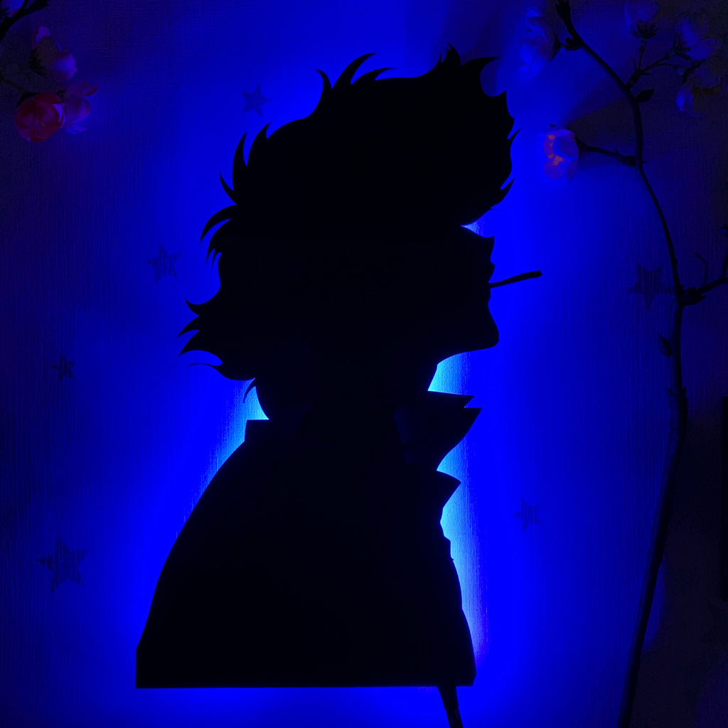 Cowboy Bebop Spike Spiegel anime silhouette light