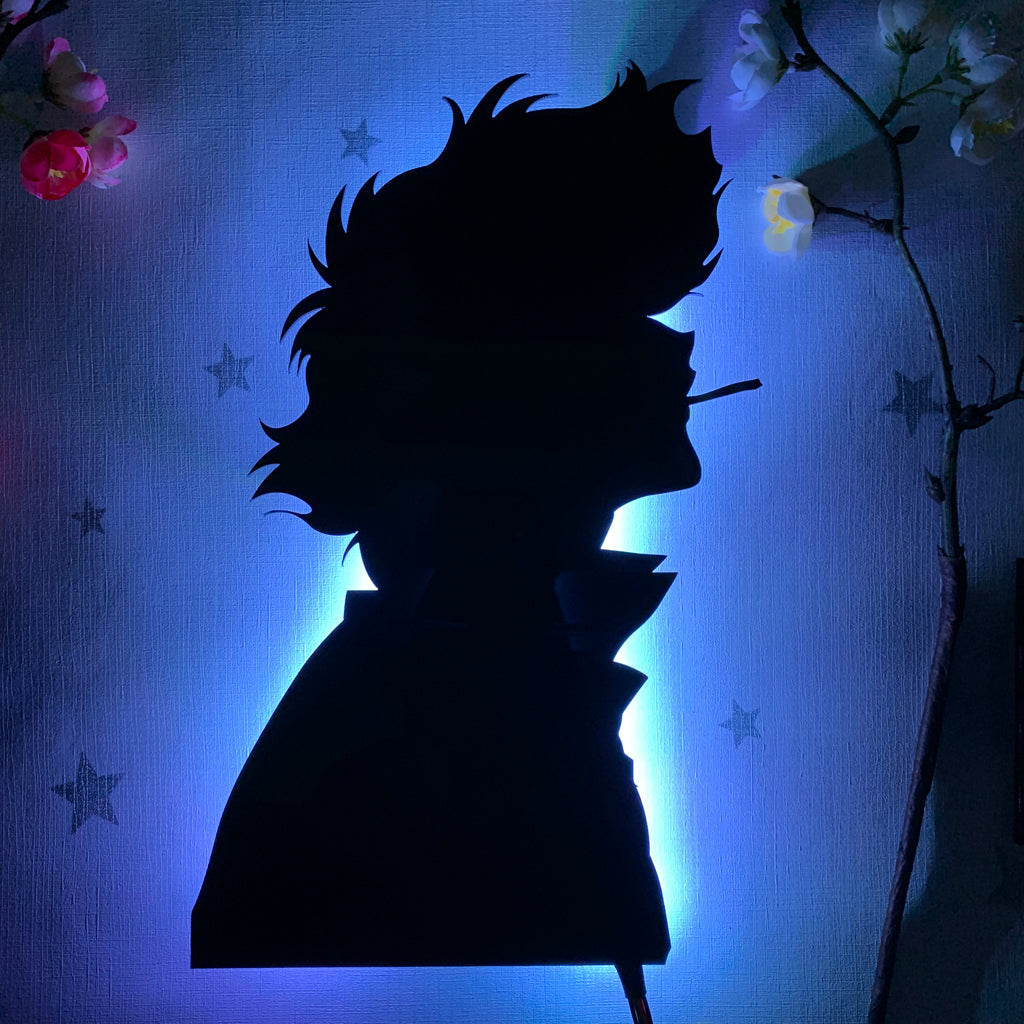 Cowboy Bebop Spike Spiegel anime silhouette light