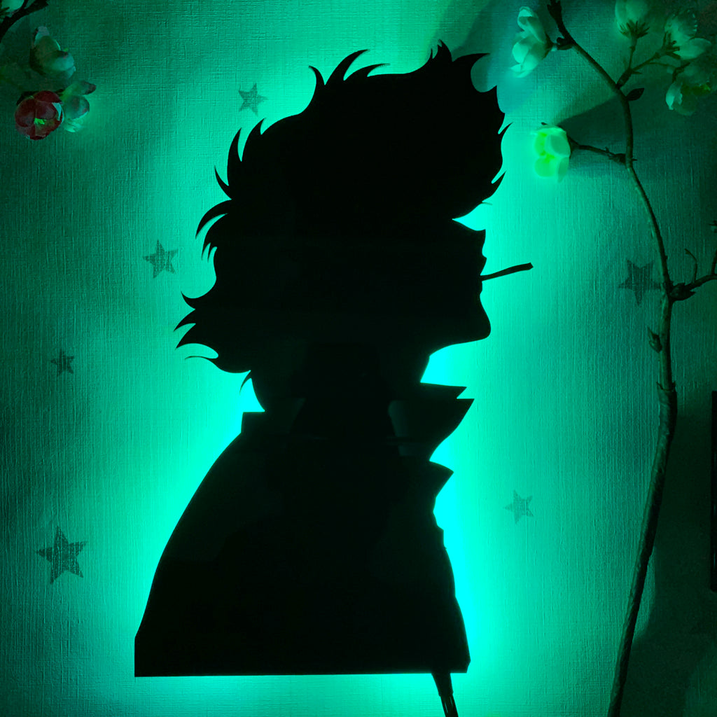 Cowboy Bebop Spike Spiegel anime silhouette light