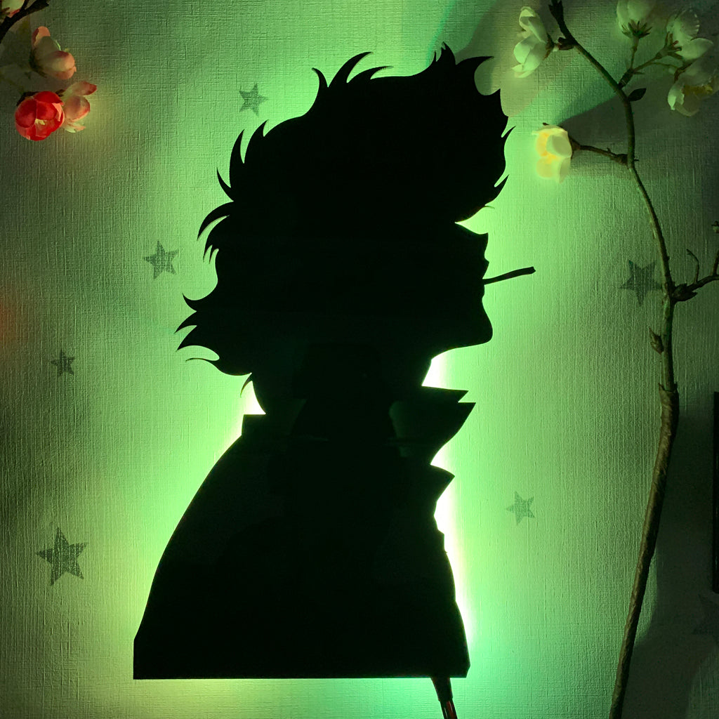 Cowboy Bebop Spike Spiegel anime silhouette light