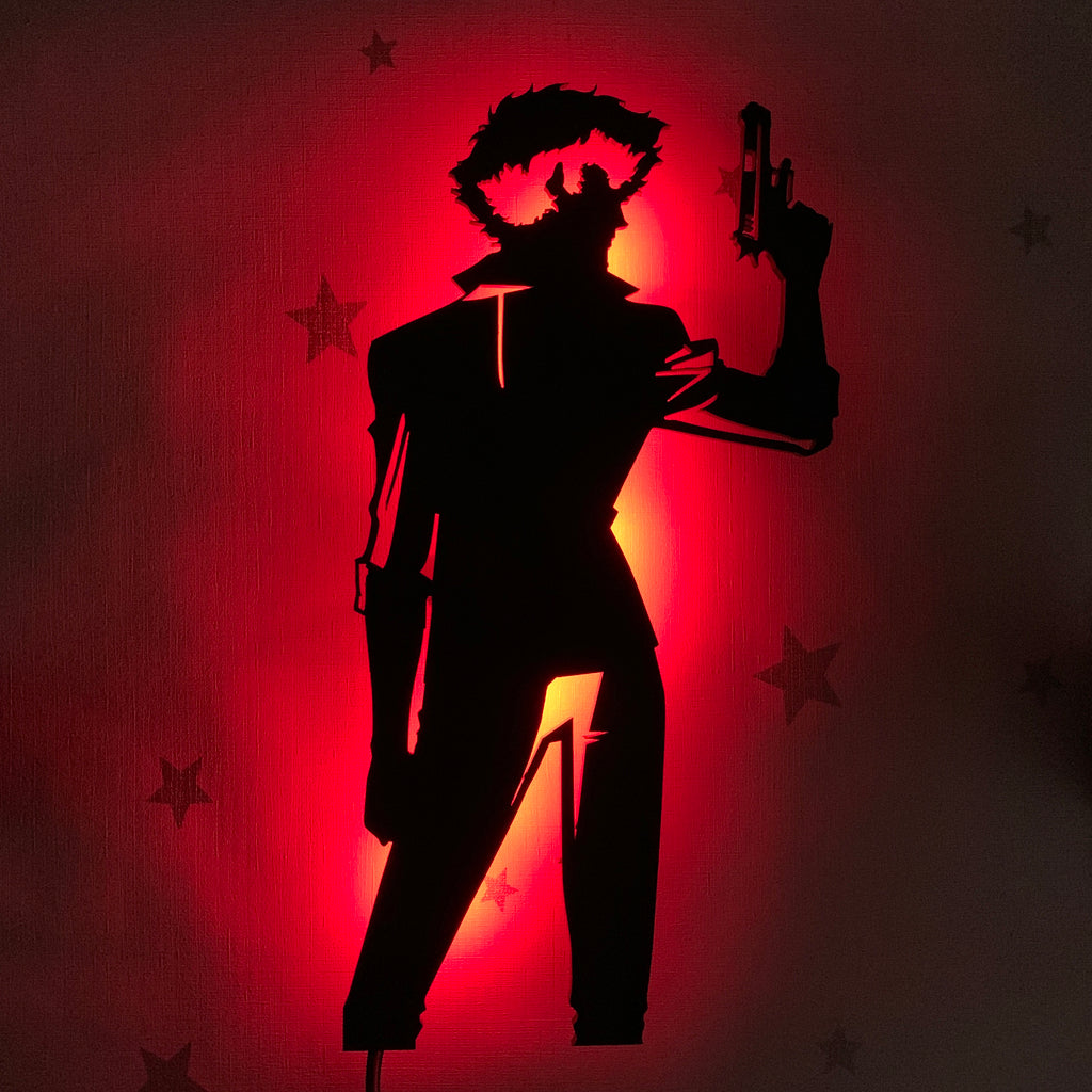 Cowboy Bebop Spike Spiegel anime silhouette light