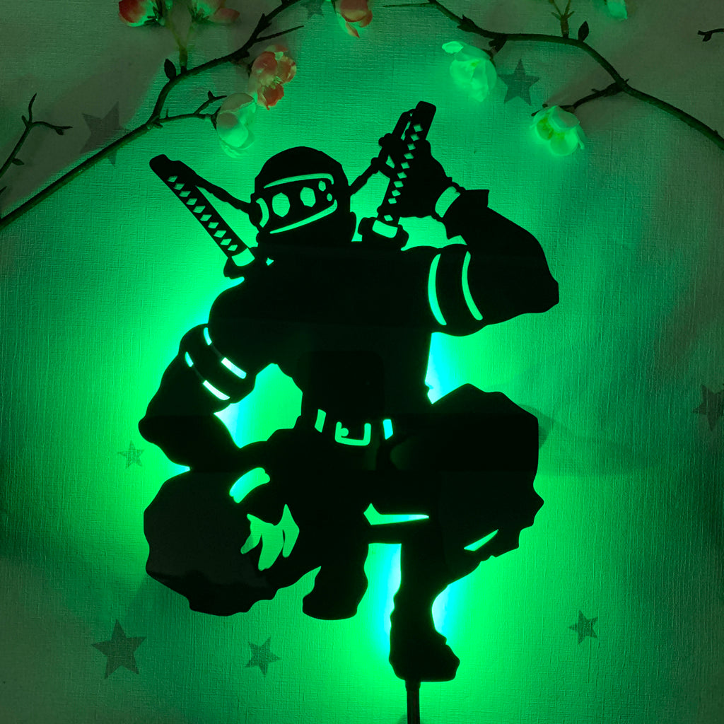 Demon Slayer Tengen Uzui anime silhouette light