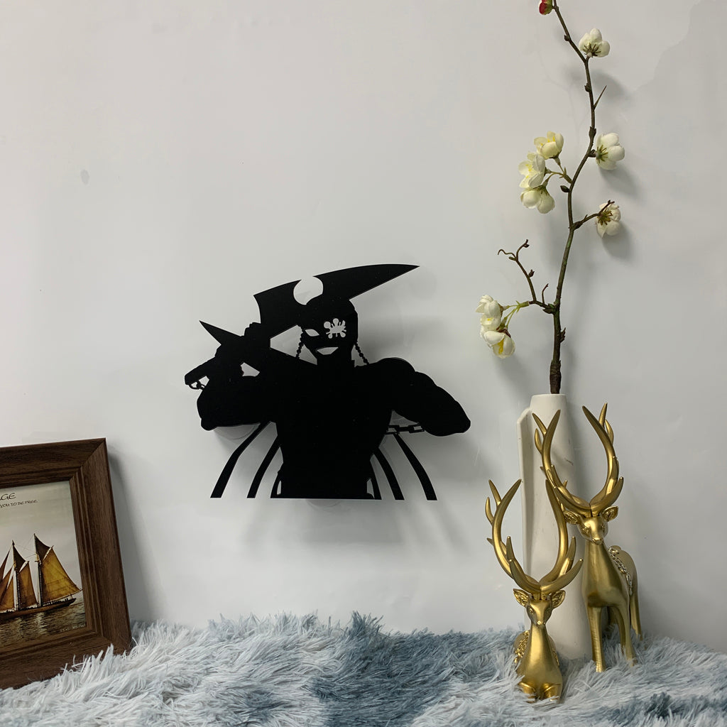 Demon Slayer Tengen Uzui anime silhouette light