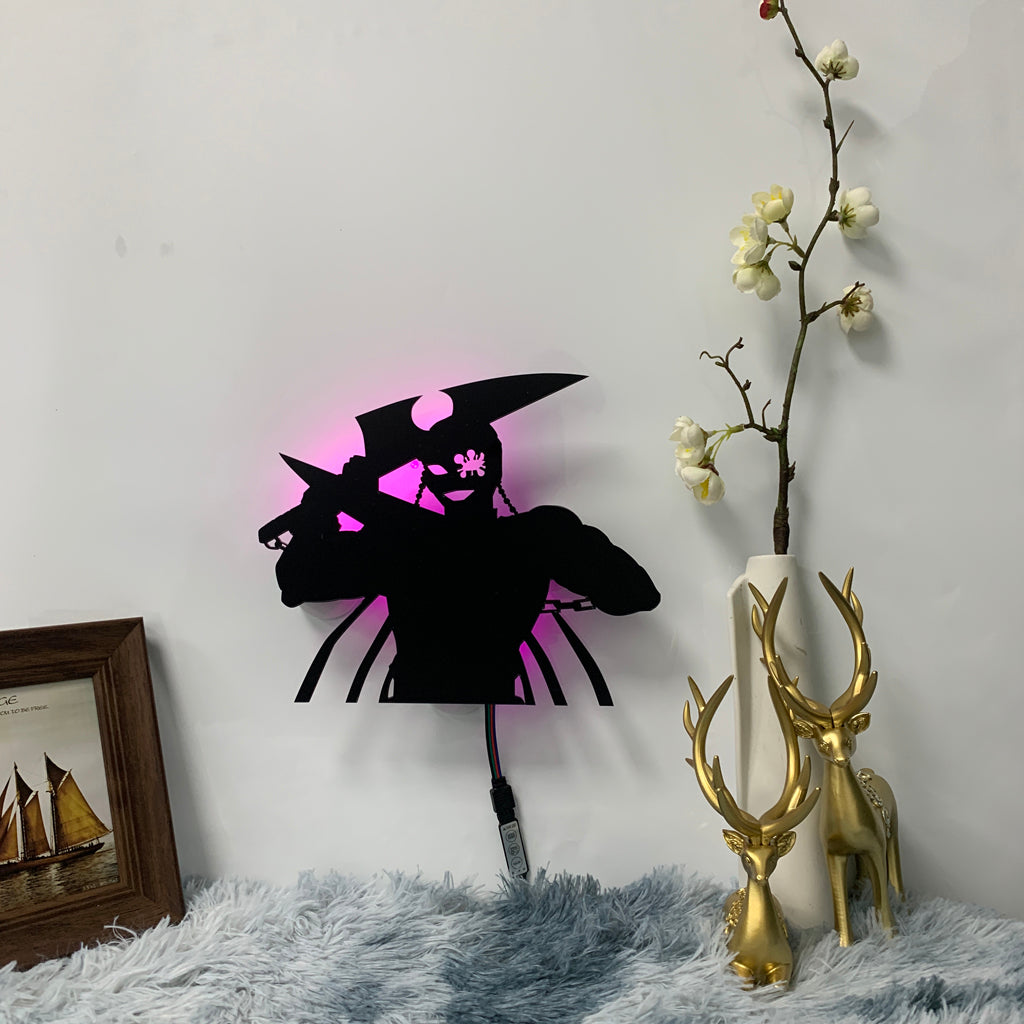 Demon Slayer Tengen Uzui anime silhouette light