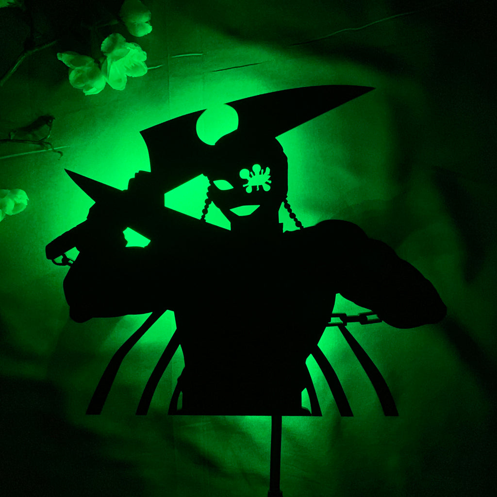 Demon Slayer Tengen Uzui anime silhouette light