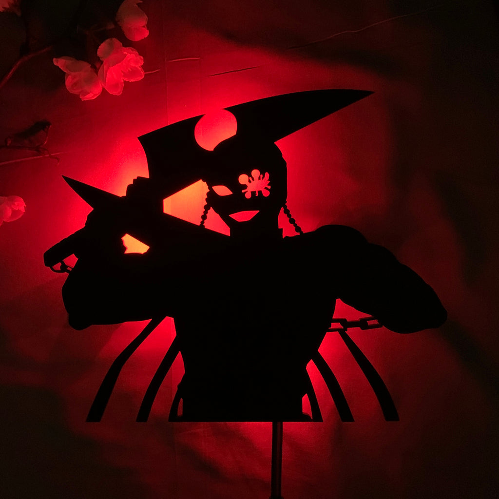 Demon Slayer Tengen Uzui anime silhouette light
