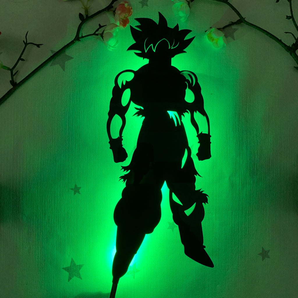 Dragon Ball Goku anime silhouette light