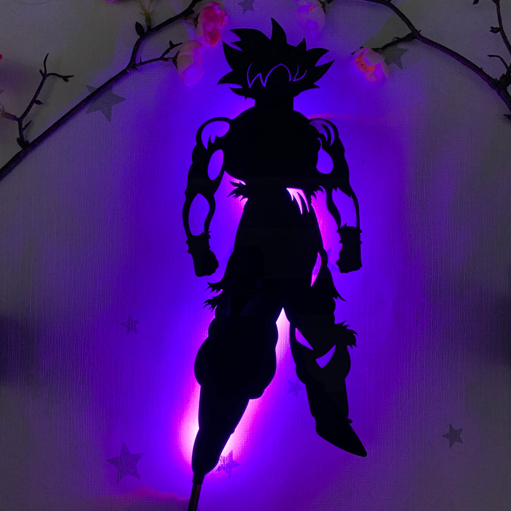 Dragon Ball Goku anime silhouette light