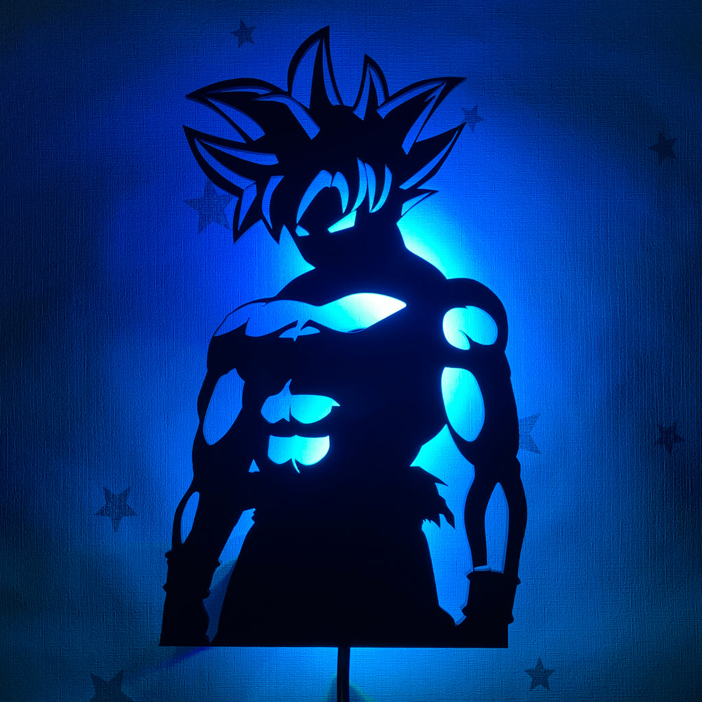 Dragon Ball Goku anime silhouette light