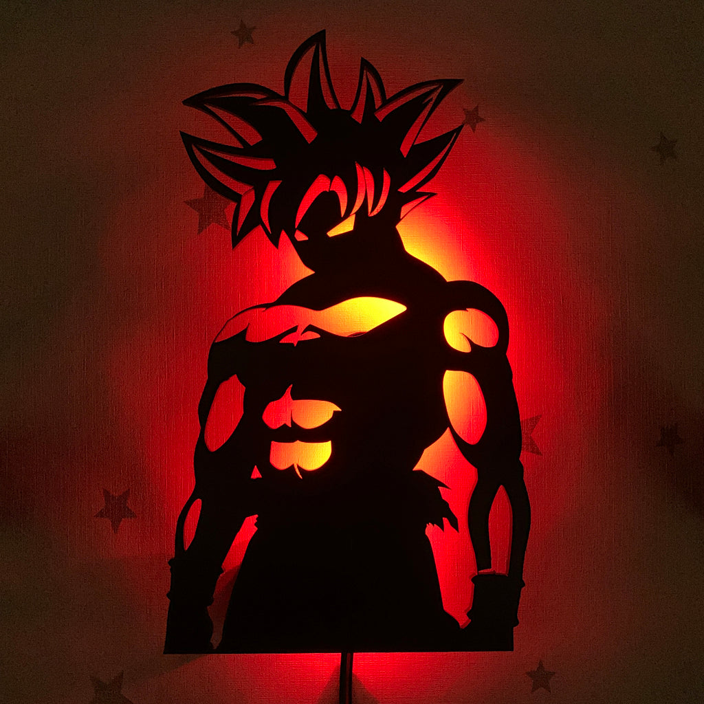 Dragon Ball Goku anime silhouette light