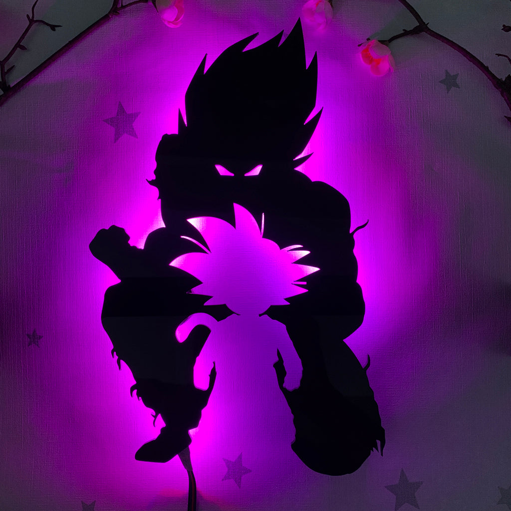 Dragon Ball Goku anime silhouette light