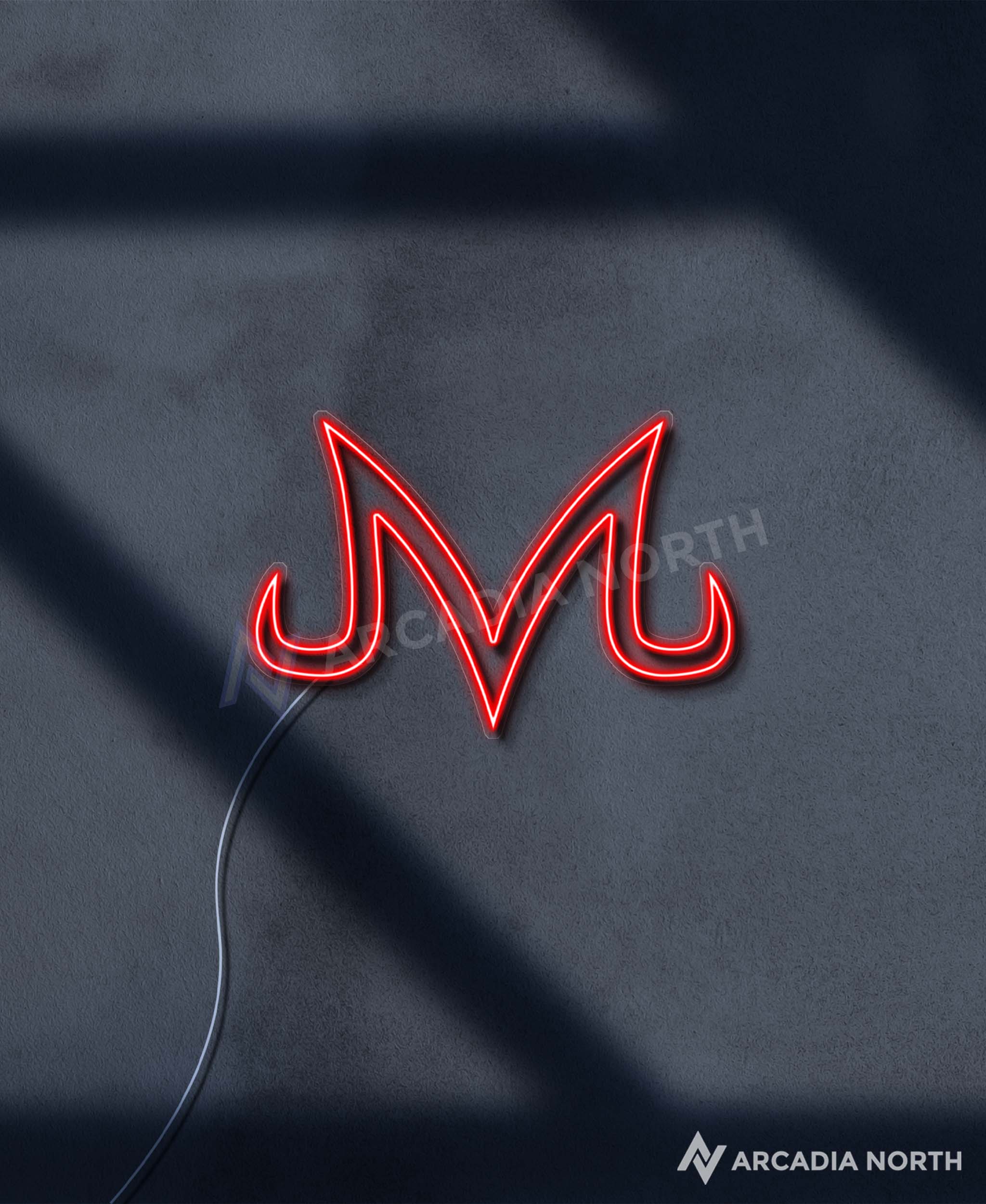 Dragon Ball Z Majin symbol anime neon sign by Arcadia North