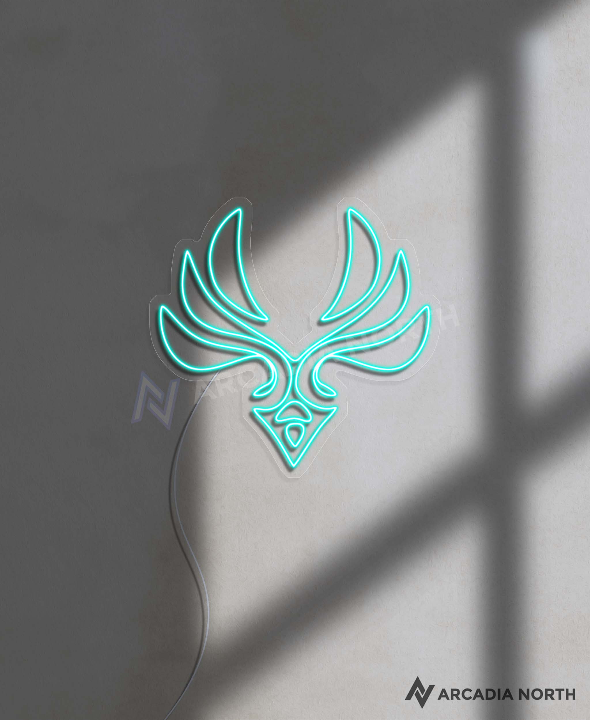Genshin Impact Anemo symbol gaming neon sign by Arcadia North