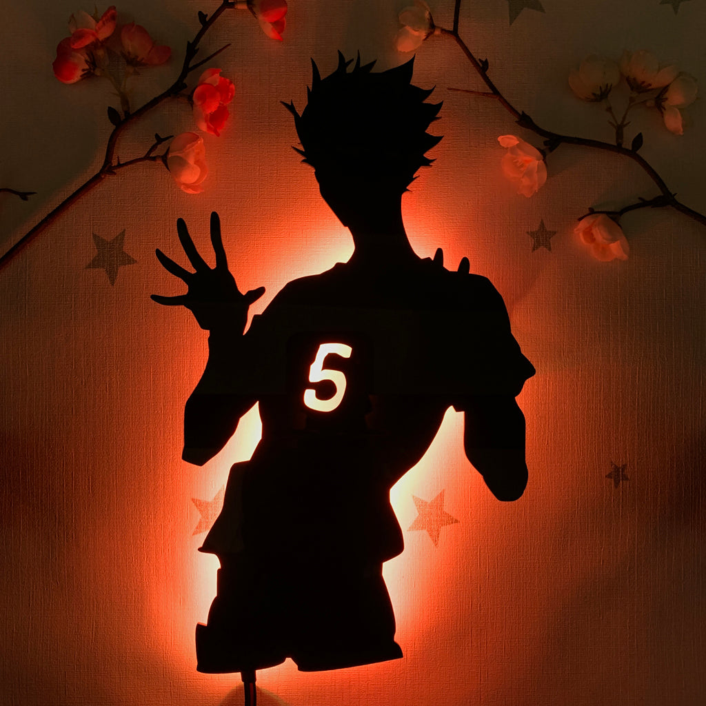 Haikyu!! Satori Tendo anime silhouette light