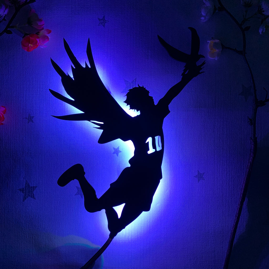 Haikyu!! Shoyo Hinata anime silhouette light