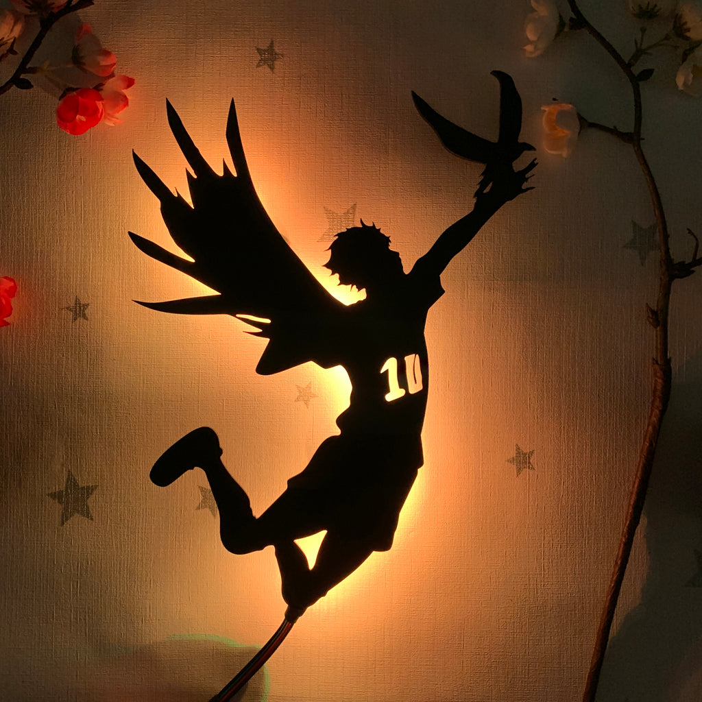 Haikyu!! Shoyo Hinata anime silhouette light