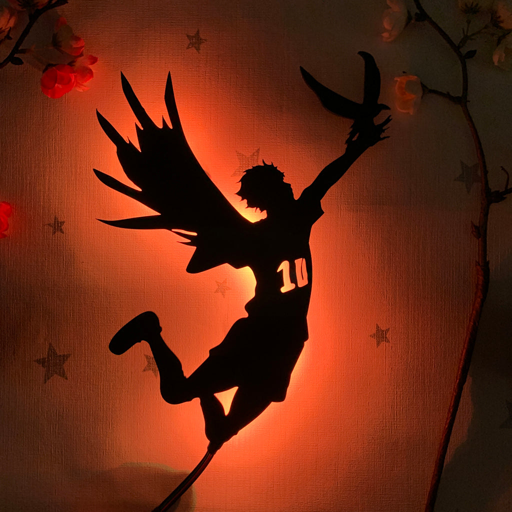 Haikyu!! Shoyo Hinata anime silhouette light