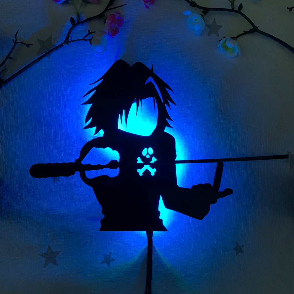 Hunter x Hunter Feitan anime silhouette light