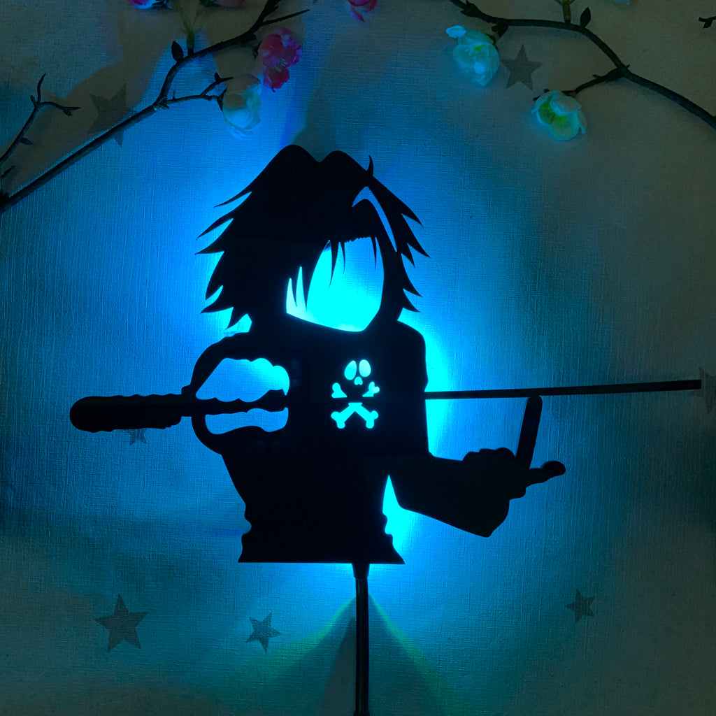 Hunter x Hunter Feitan anime silhouette light